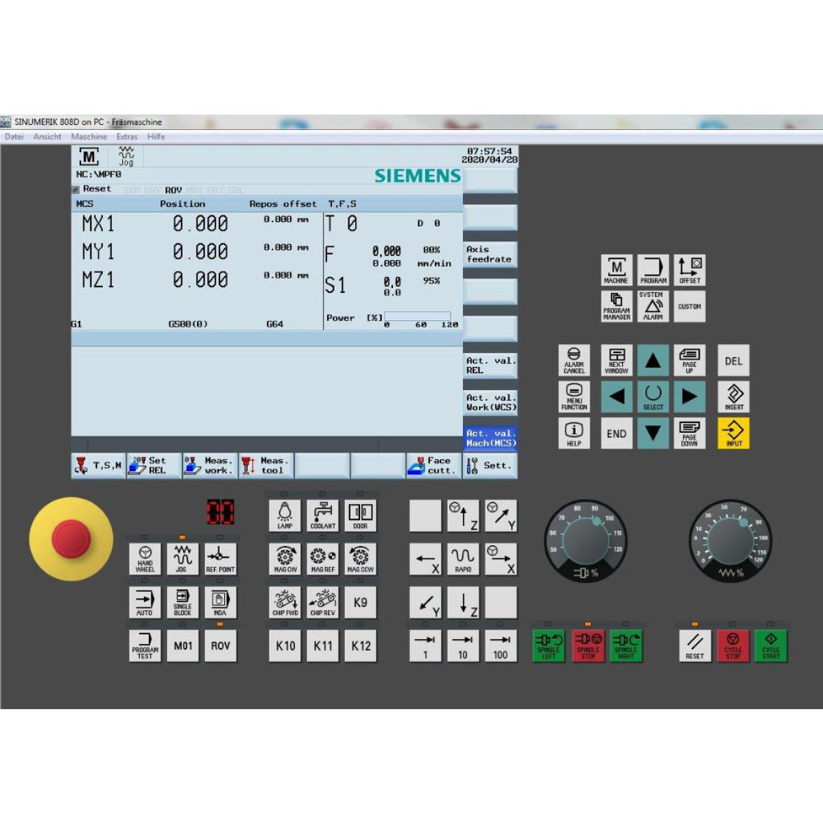 Tour CNC Optimum L 28 HS