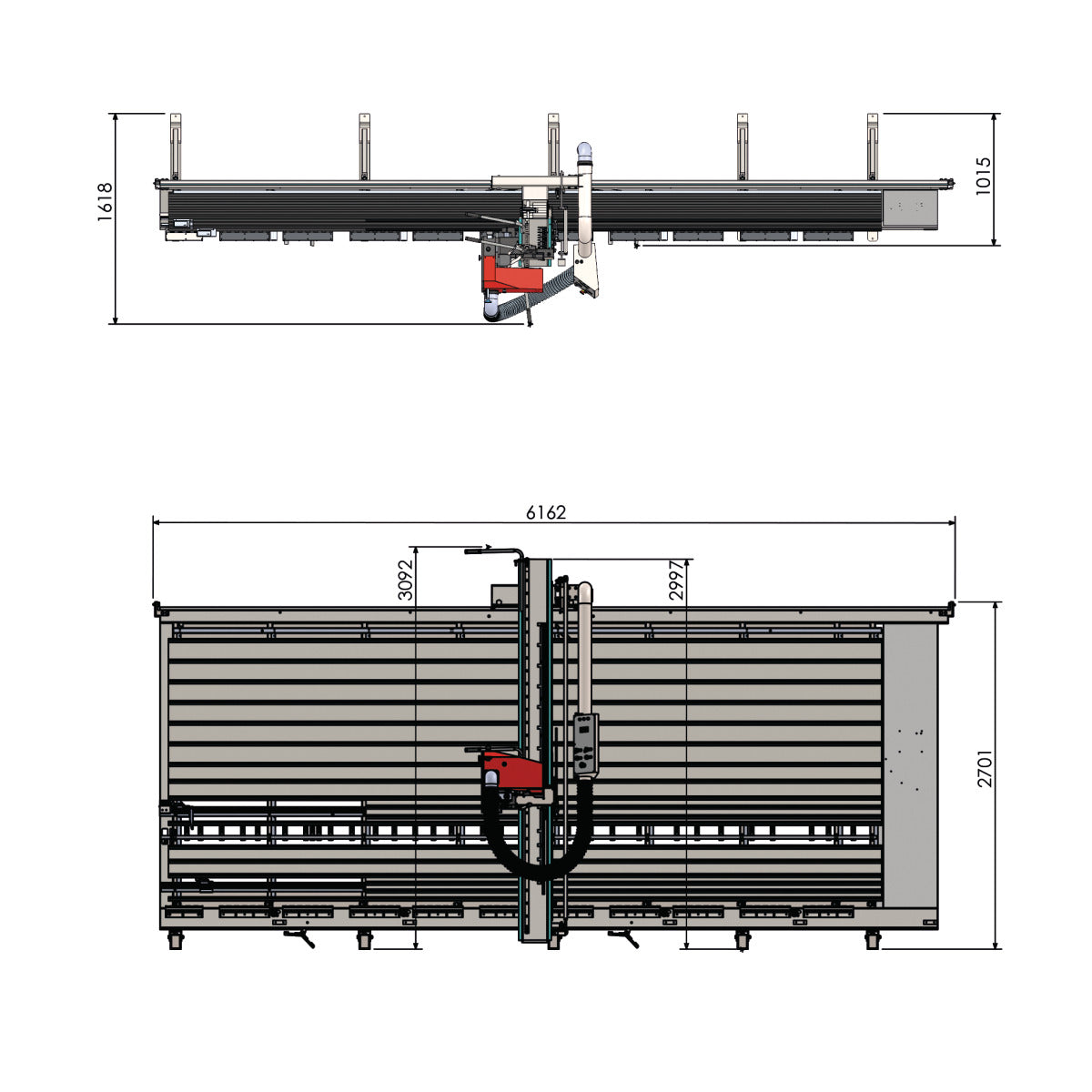 Scie à panneaux verticale Holzkraft VPS 2251 VR ED