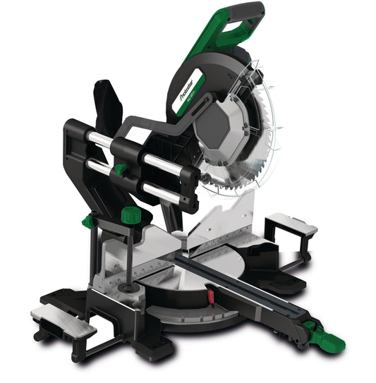 Scie à onglet KGZ 305 E I avec laser de ligne de coupe