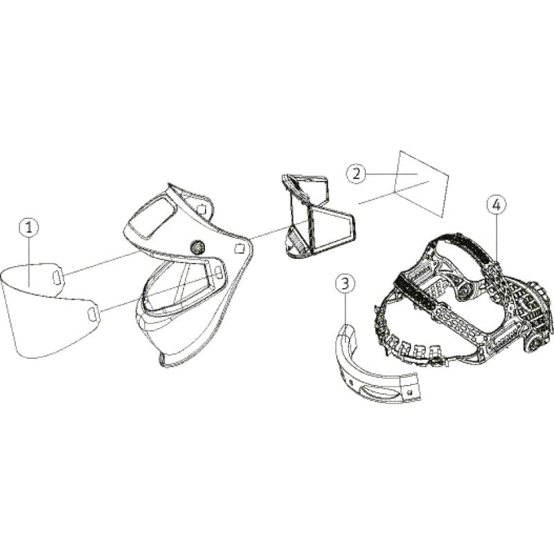 Casque automatique de soudure  Schweisskraft VarioProtect PANORAMA-W TC