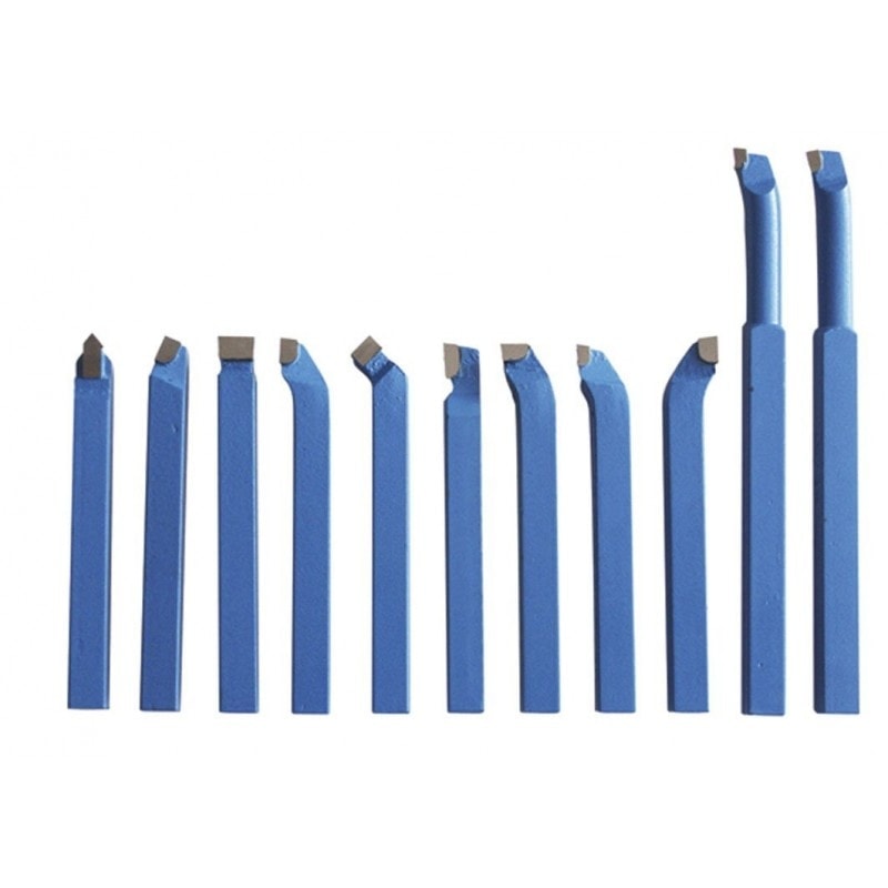 Jeu de 11 outils 16 mm à plaquettes carbure brasées  Optimum