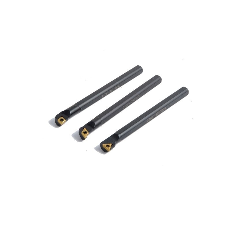 Jeu de 3 outils d'alésage 10 mm HM  Optimum