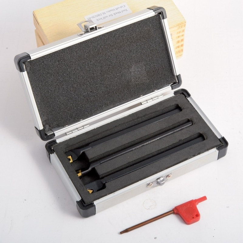 Jeu de 3 outils d'alésage 10 mm HM  Optimum