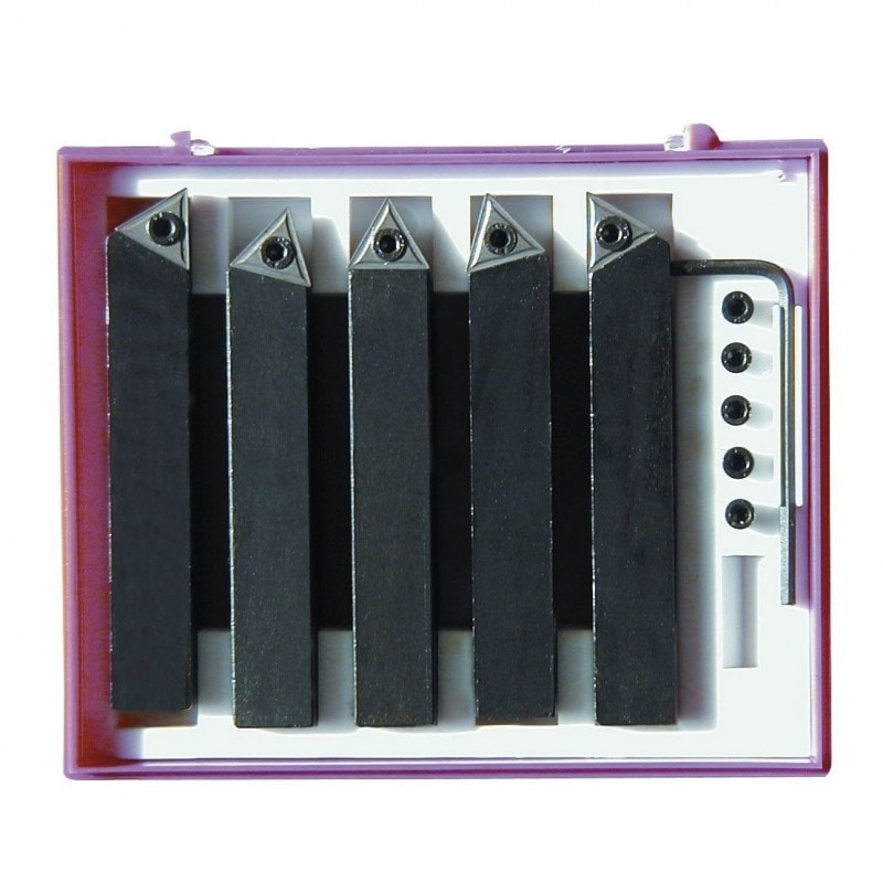 Jeu de 5 outils 6 x 6  à plaquettes