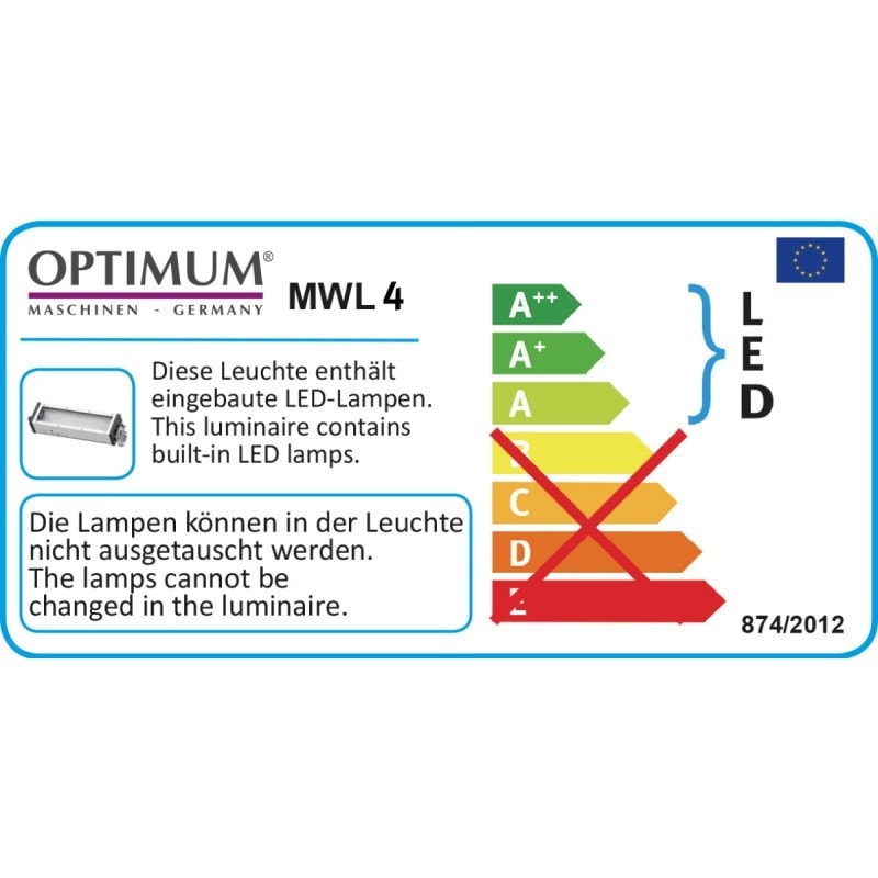 Lampe de travail LED  Optimum MWL 4 - DC24V