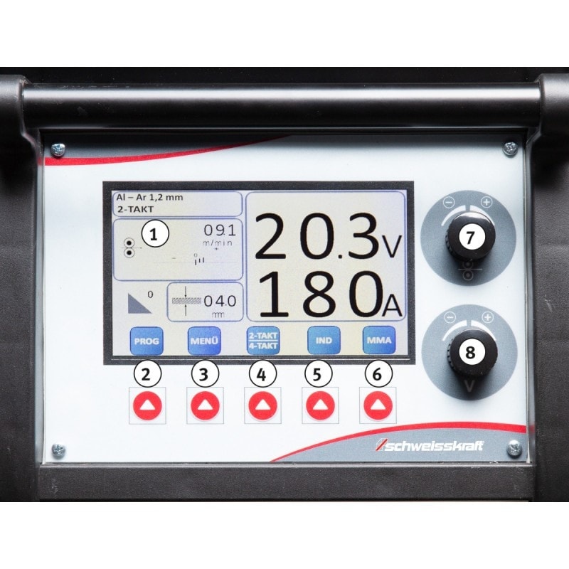 Poste à souder  Schweisskraft SYN-MIG 303i SC Digital