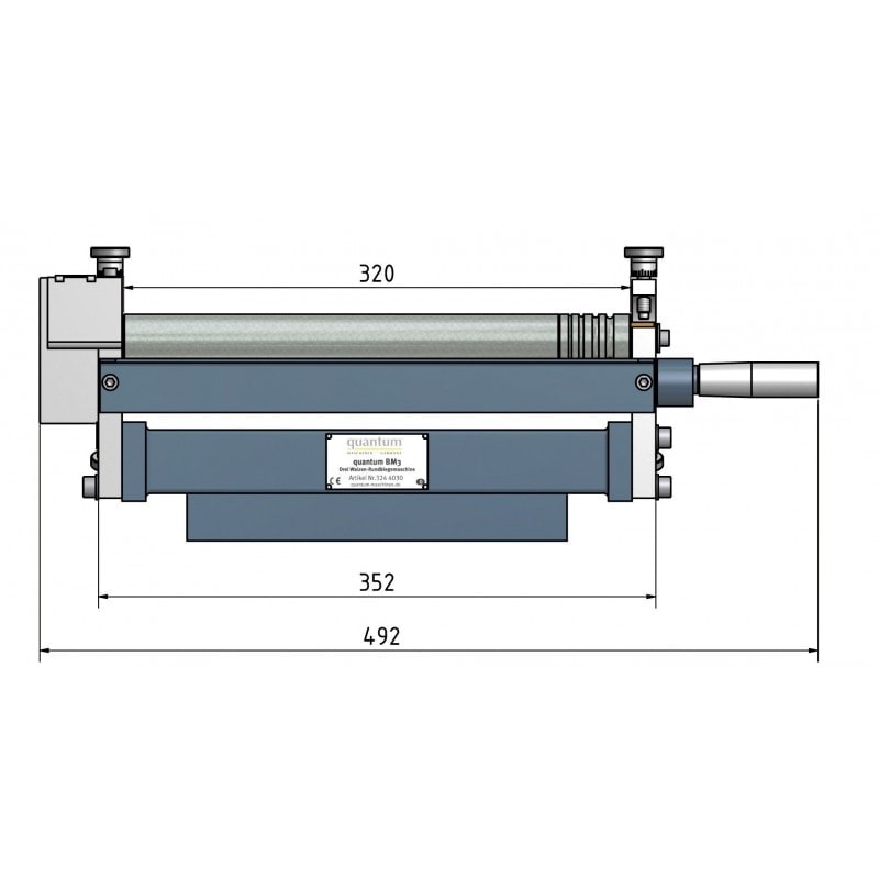 Rouleuse universelle 3 cylindres  Optimum BM 3