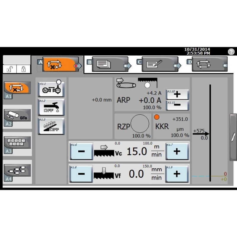 Scie à ruban  Metallkraft HMBS 4000 CNC X